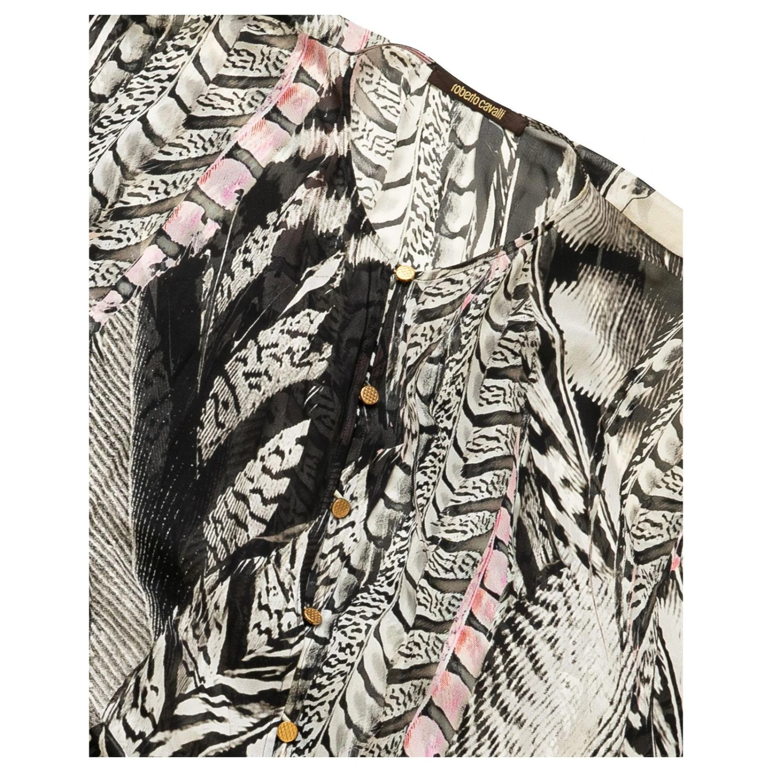 Roberto Cavalli Robe Longue Imprimée Noir – Image 5