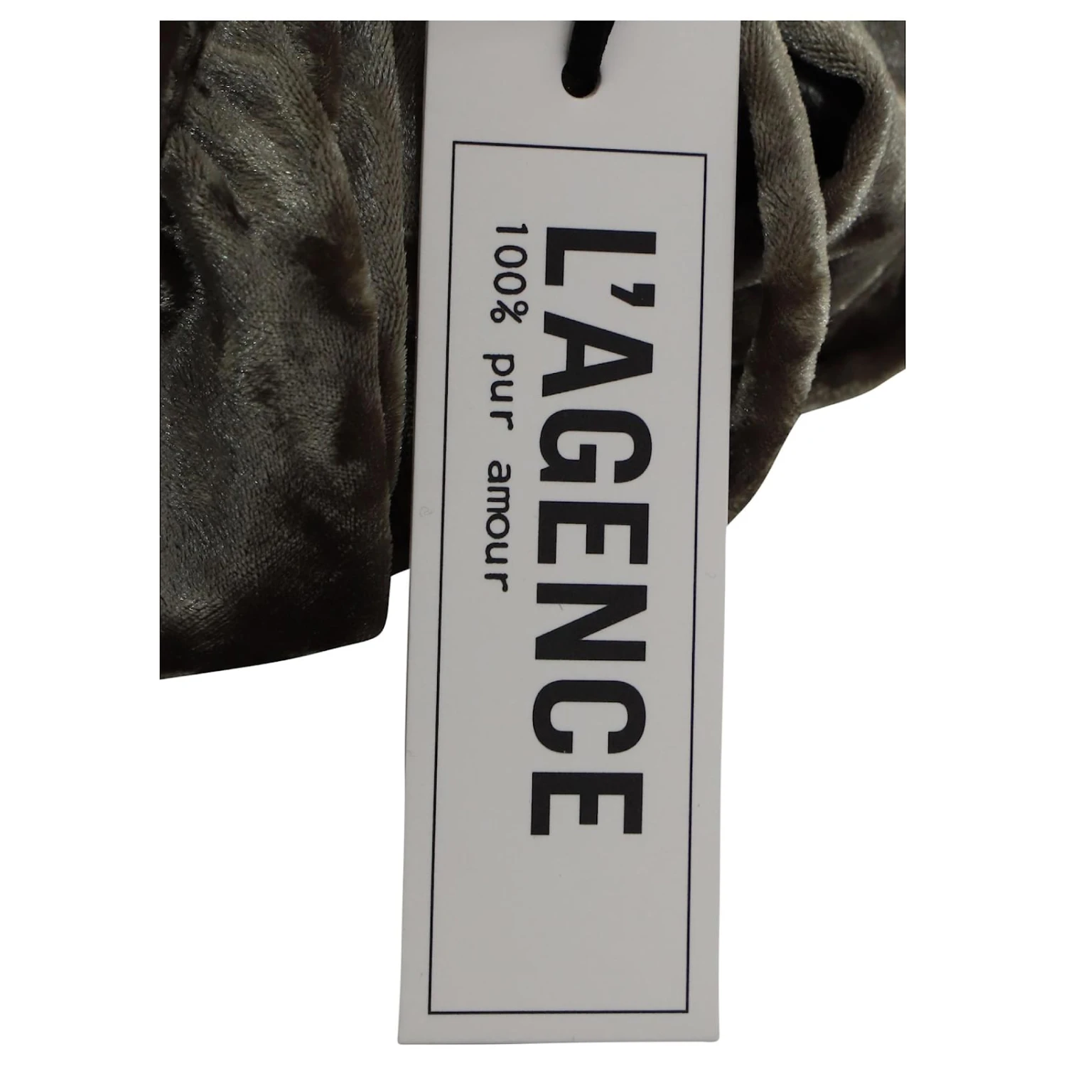 L'agence Riley Robe Portefeuille En Velours En Polyester Marron – Image 4