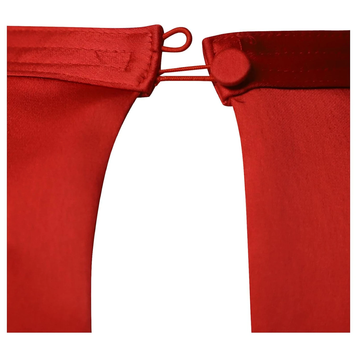 Self Portrait Self-Portrait Robe Asymétrique Péplum Trou De Serrure En Satin Rouge – Image 7