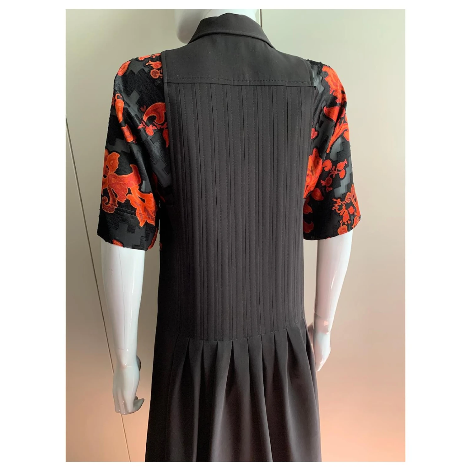 Tory Burch Robe De Cocktail Large Dévoré Multicolore – Image 4