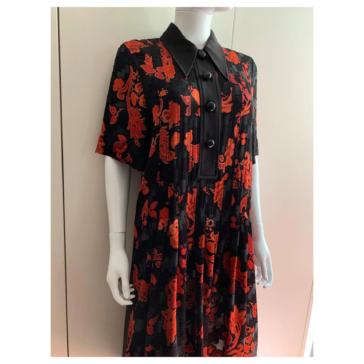 Tory Burch Robe De Cocktail Large Dévoré Multicolore – Image 8