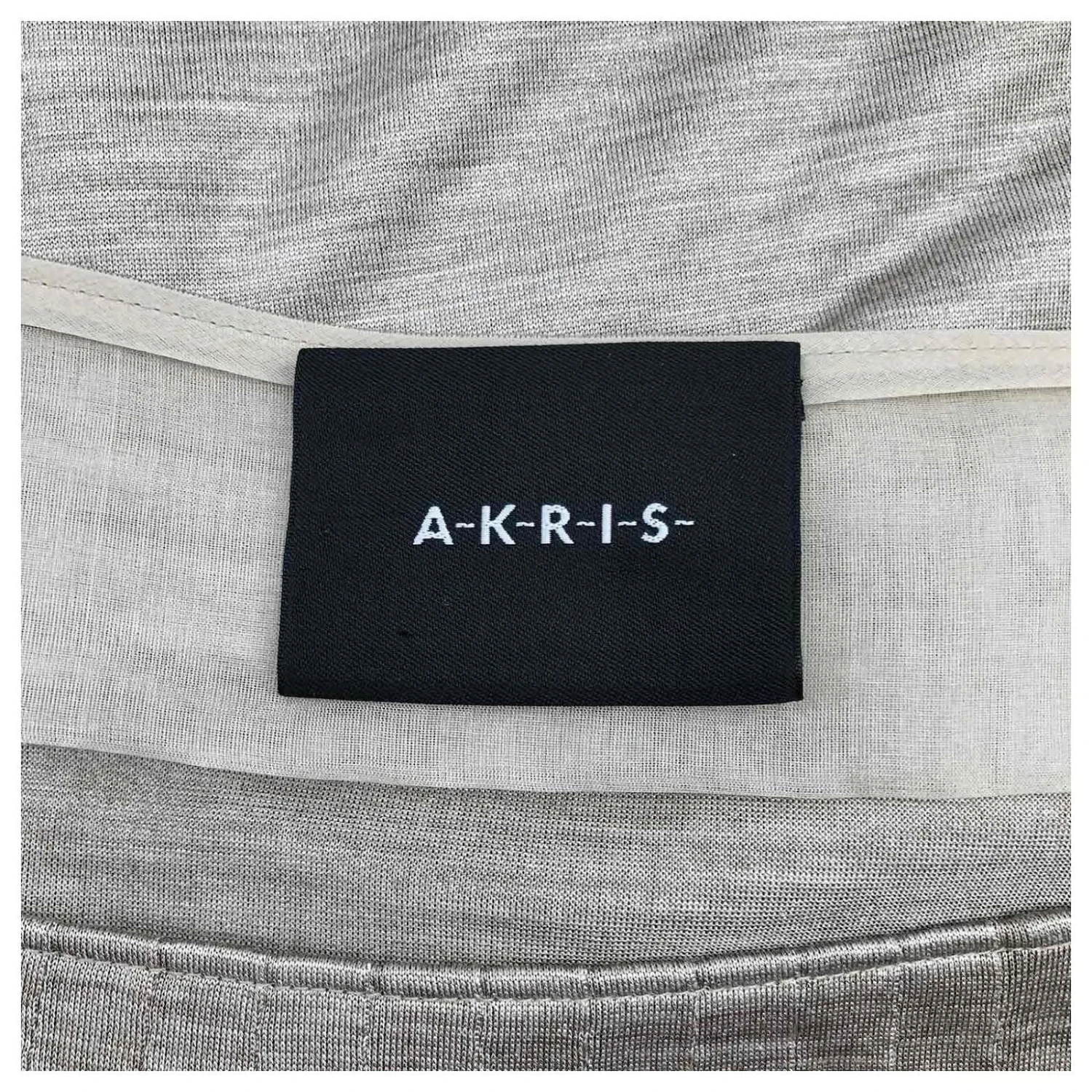 Robe De Jour Akris En Soie Tissée Beige Avec Slip Et Ceinture Blanc Écru – Image 5