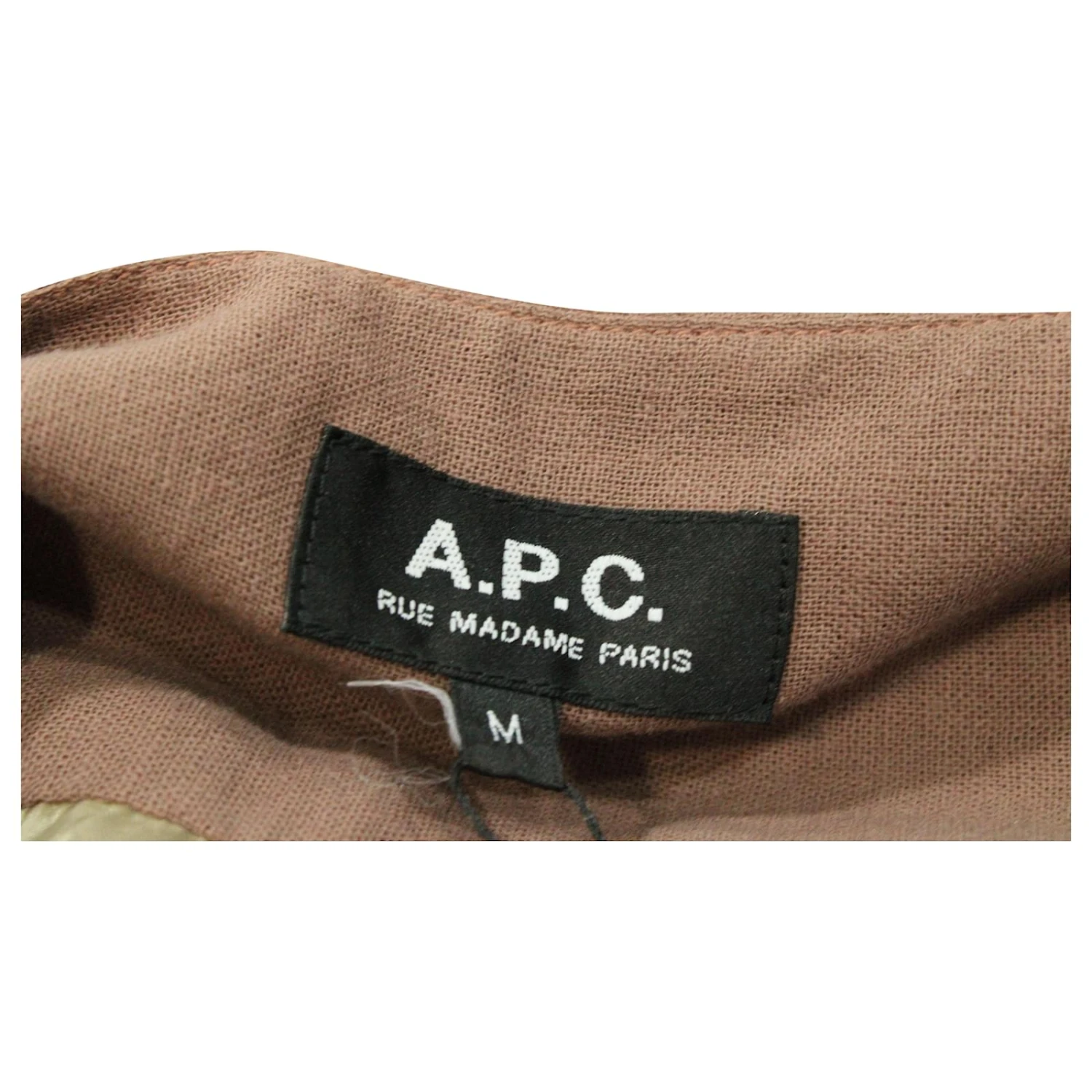 Apc A.P.C. Ceinturée 3/4 Robe à Manches En Coton Marron – Image 4