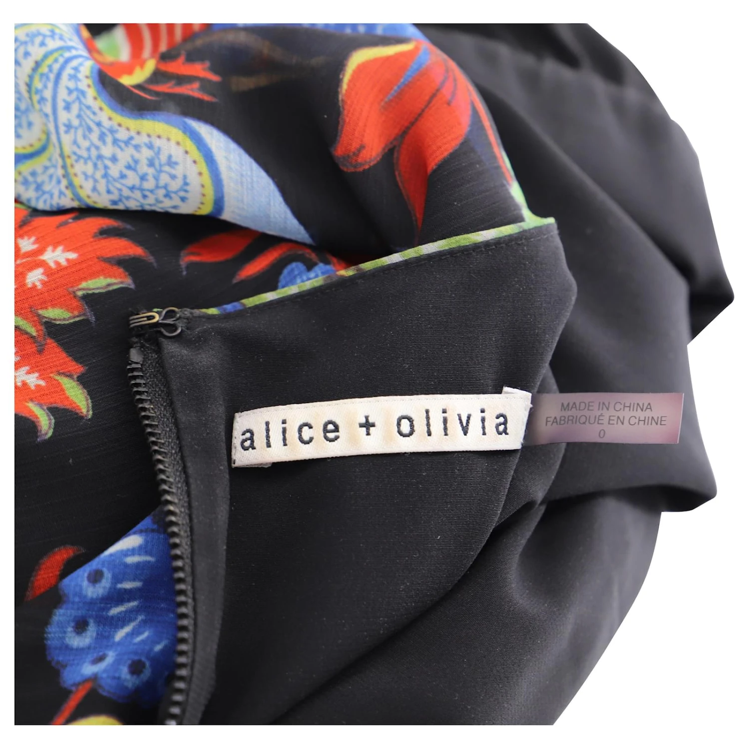 Alice + Olivia Cay Robe à Fleurs En Polyester Multicolore – Image 4