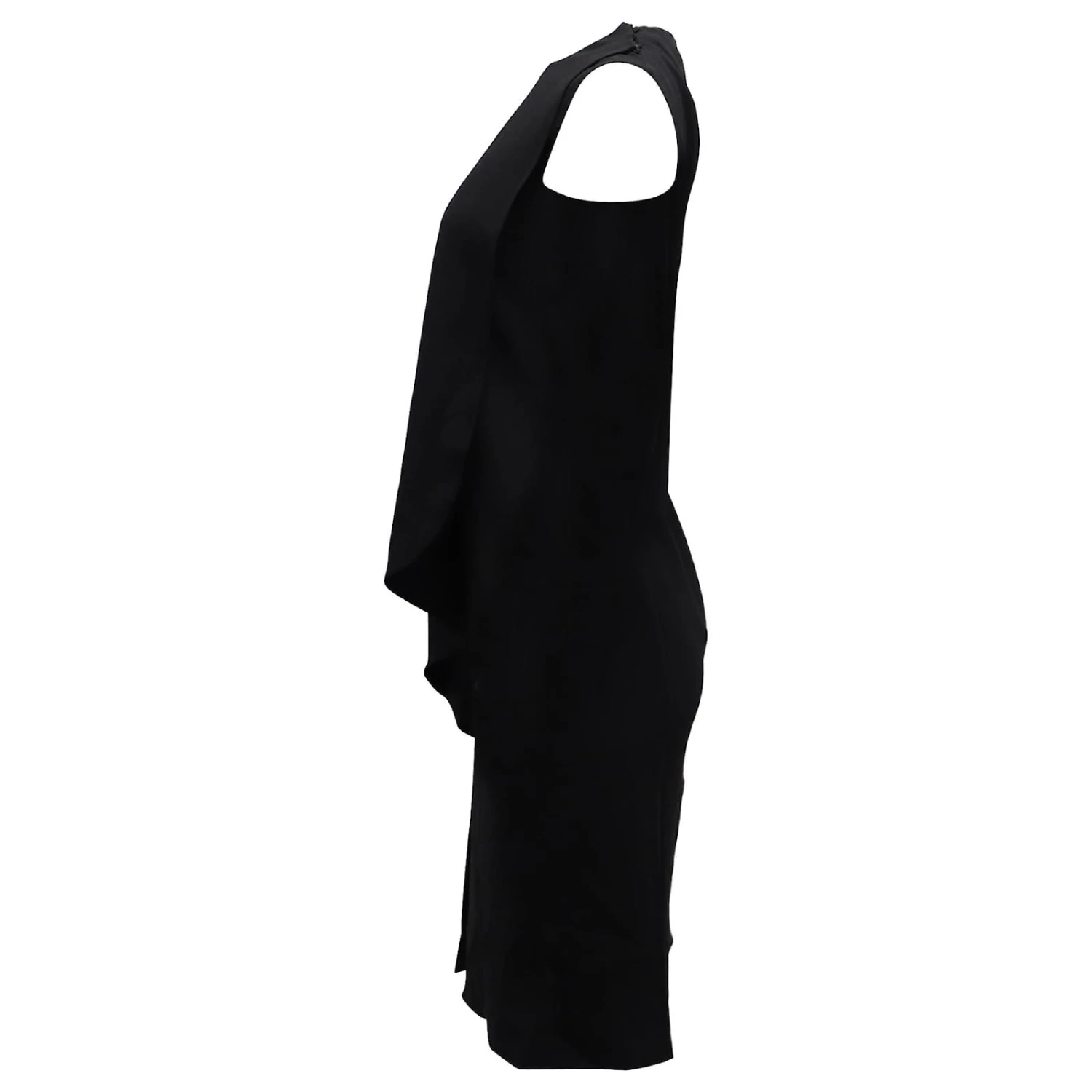 Maison Martin Margiela Maison Margiela Robe Droite Sans Manches En Polyester Viscose Noir – Image 2