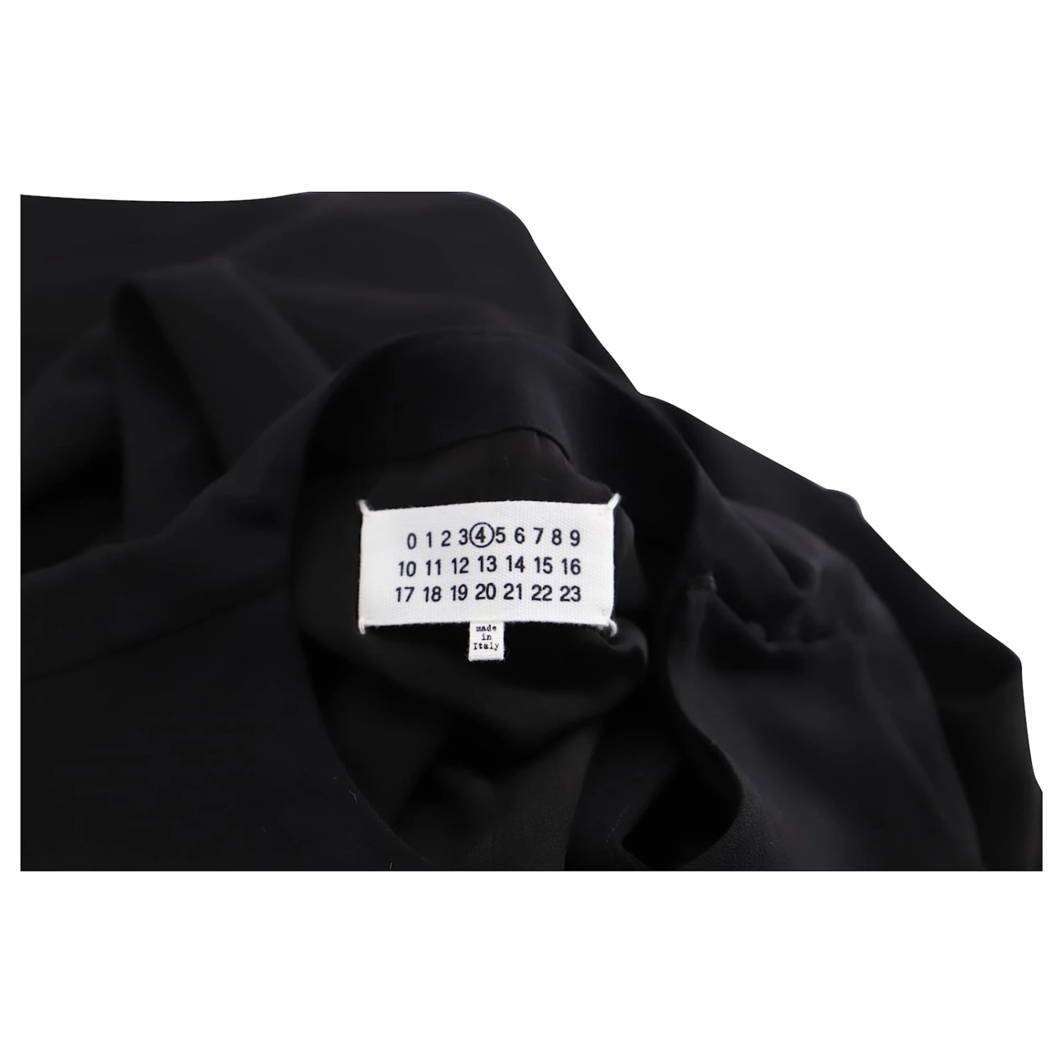 Maison Martin Margiela Maison Margiela Robe Droite Sans Manches En Polyester Viscose Noir – Image 4
