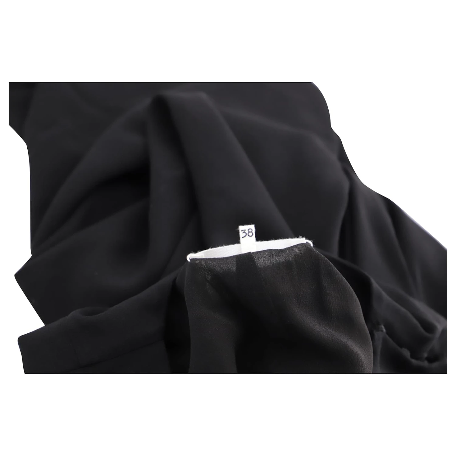 Maison Martin Margiela Maison Margiela Robe Droite Sans Manches En Polyester Viscose Noir – Image 5