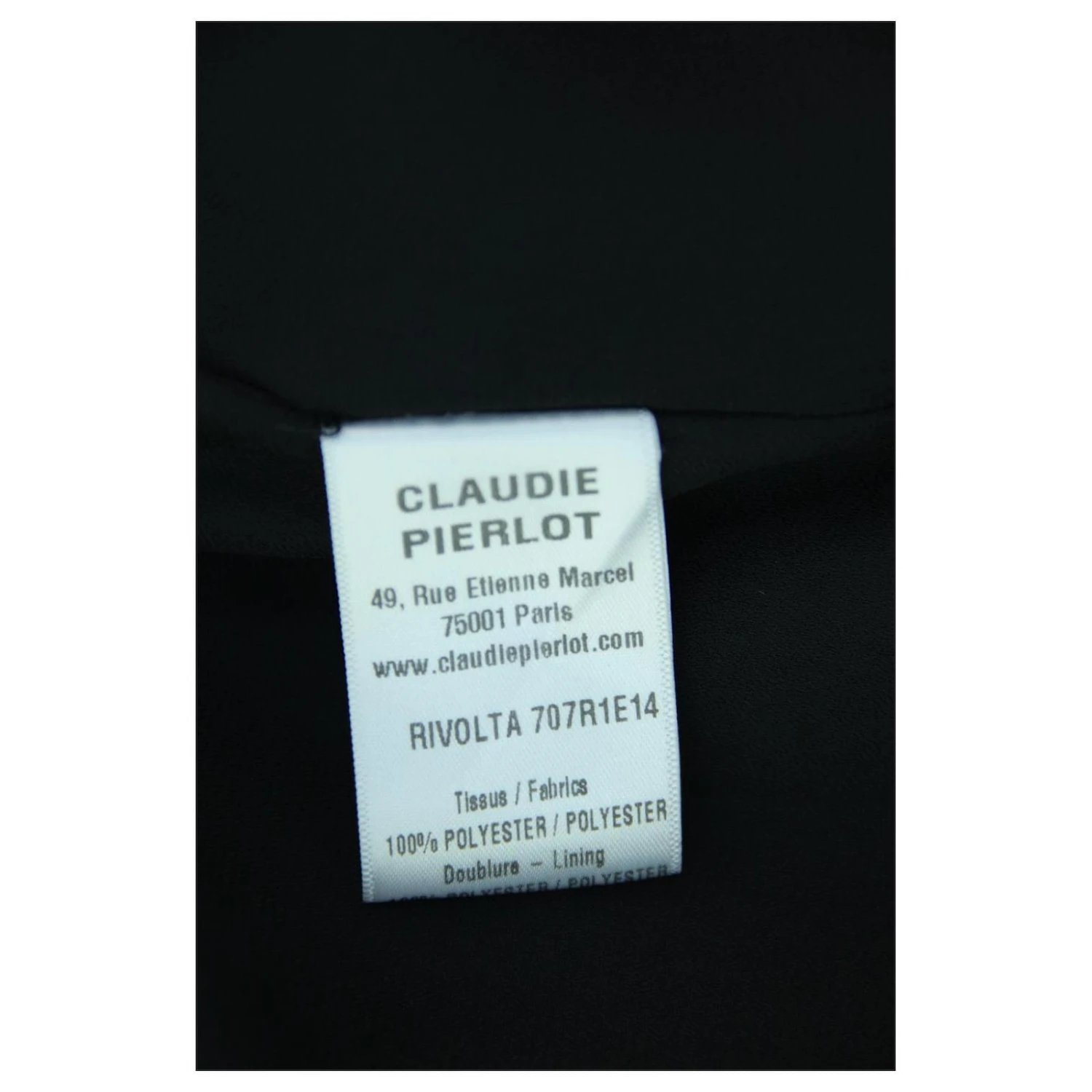 Robe Claudie Pierlot 36 Noir – Image 6