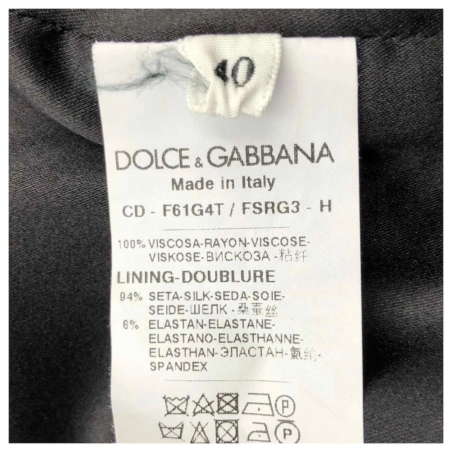 Robe Dolce & Gabbana En Imprimé Tulipe Rose Sur Fond Noir – Image 5