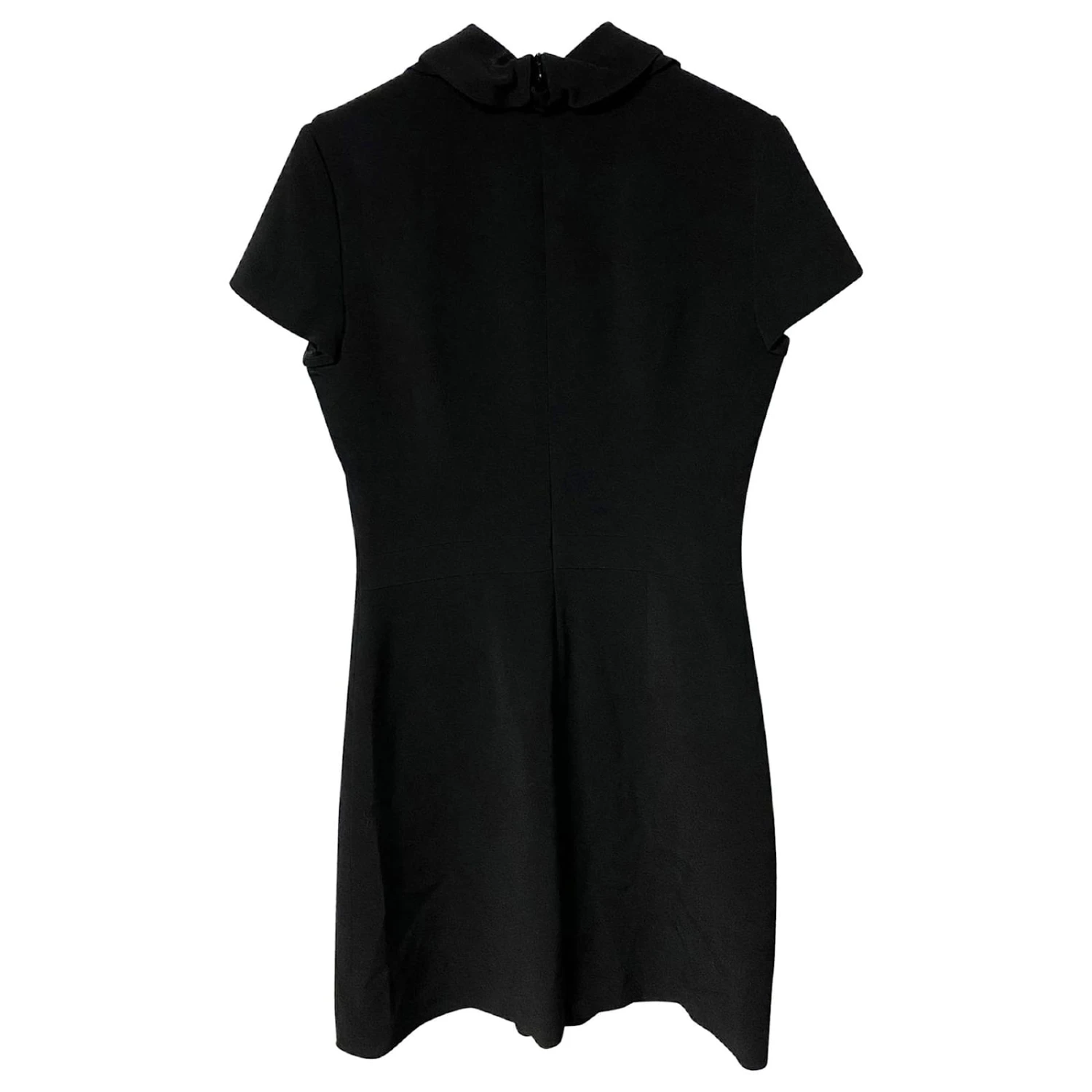 Hugo Boss La Robe De Travail à Encolure Trou De Serrure Hugo Est En Viscose Noire – Image 4