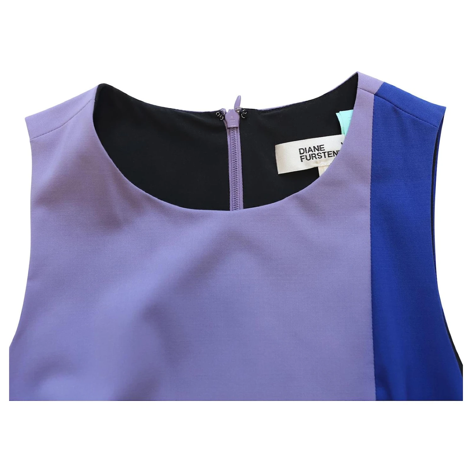 Diane Von Furstenberg Robe Fourreau Sans Manches En Laine Multicolore – Image 6