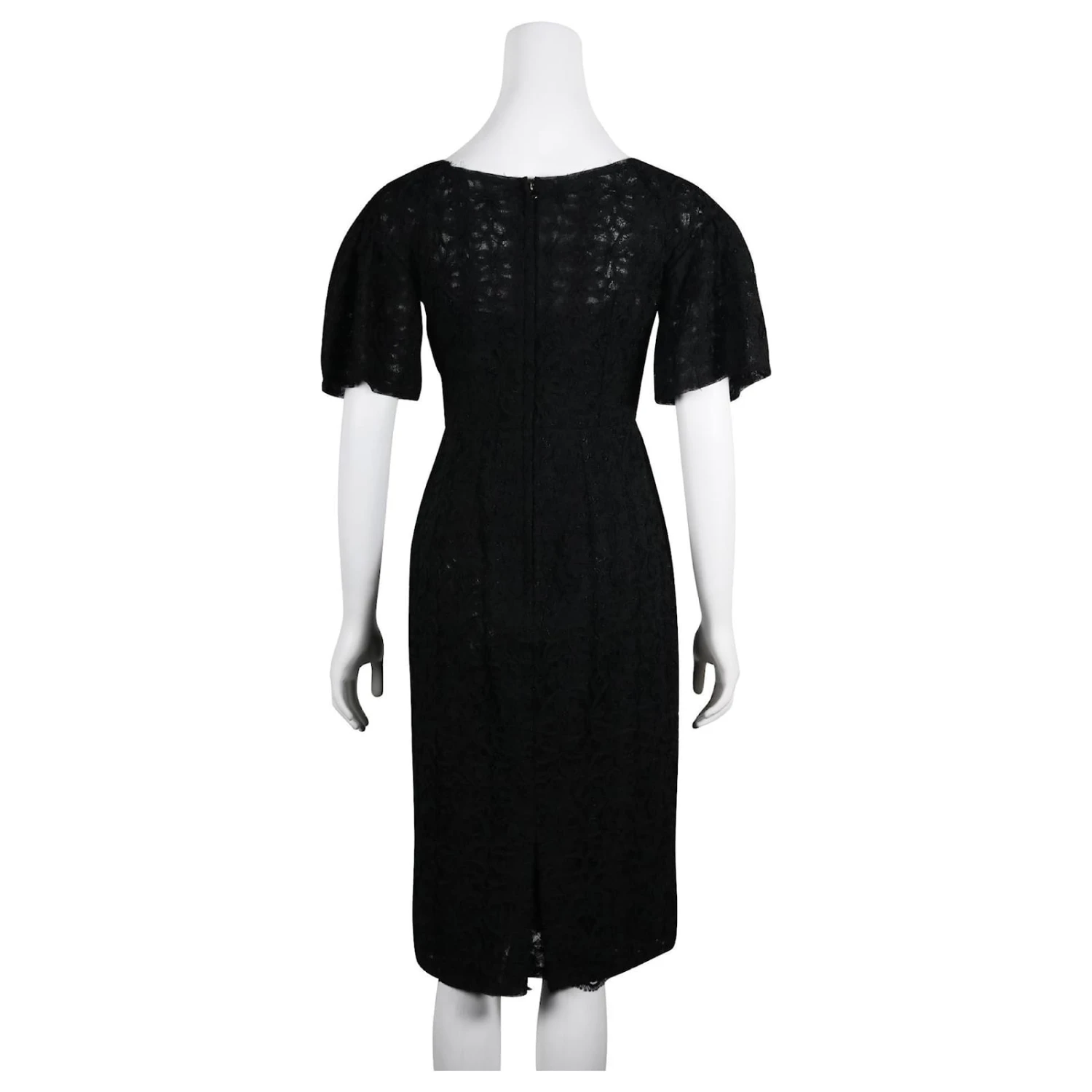 Dolce & Gabbana Robe Dentelle Noire – Image 3