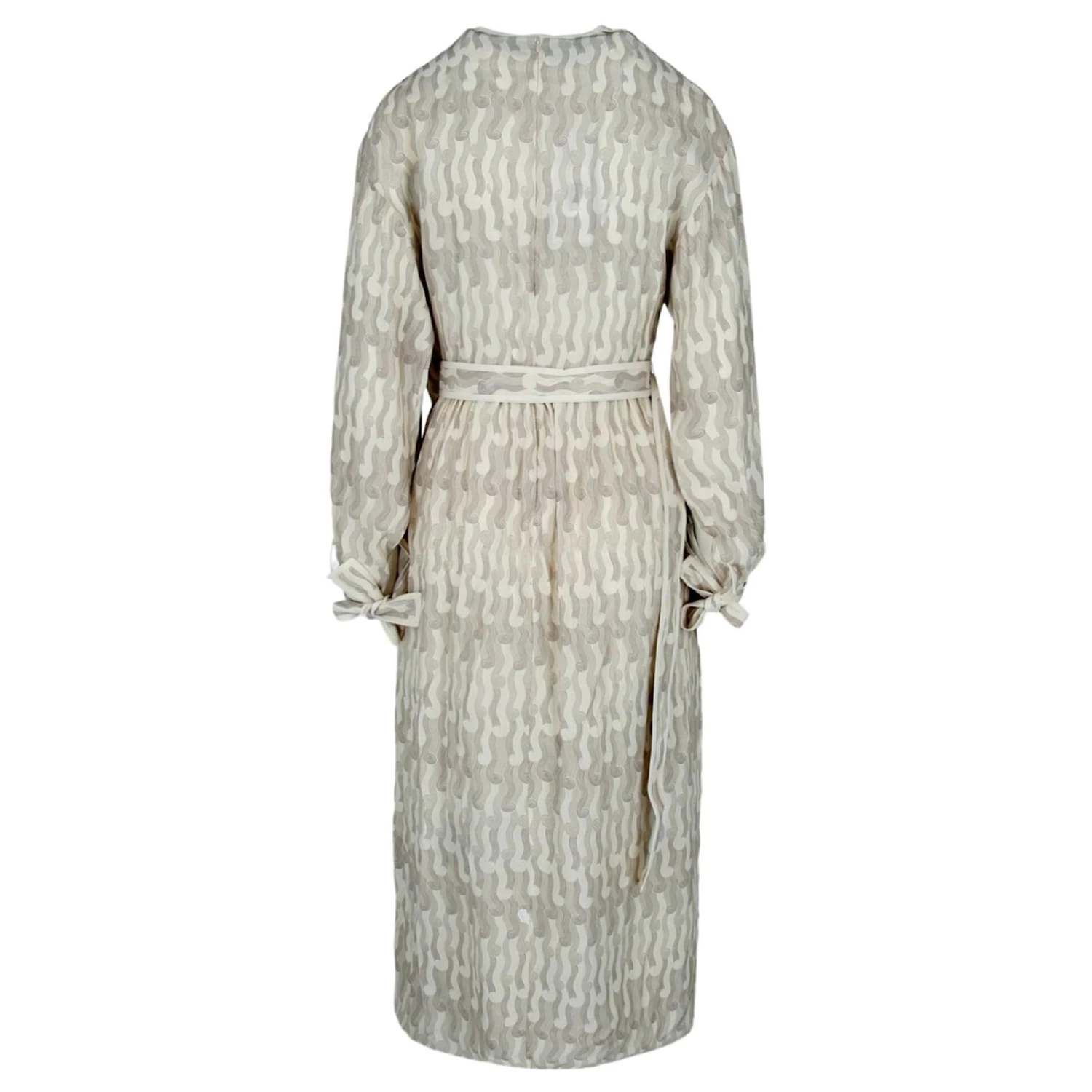 Stella Mc Cartney Robe En Soie à Manches Longues Stella McCartney Multicolore – Image 2