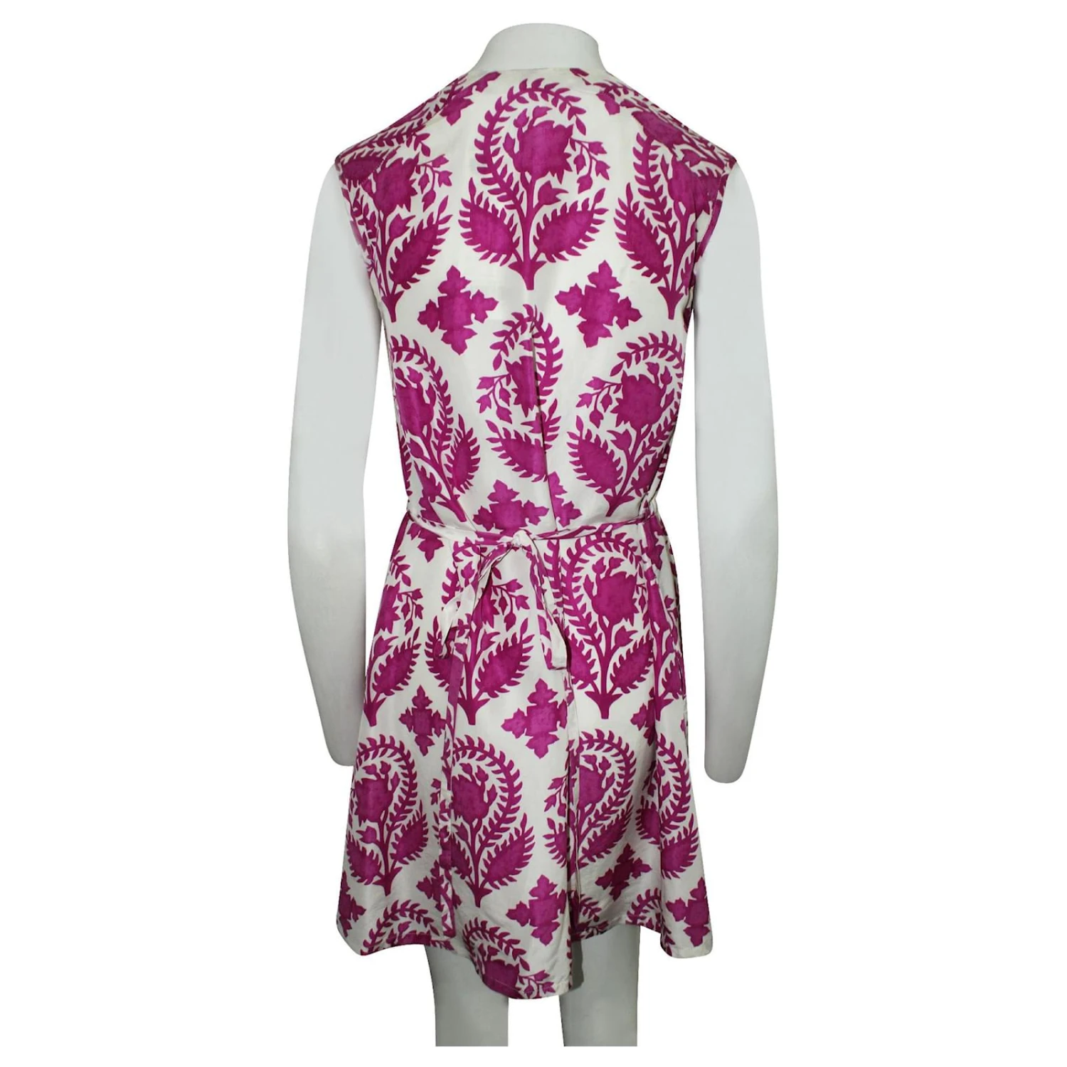 Diane Von Furstenberg Robe Imprimée Fuschia Rose – Image 3