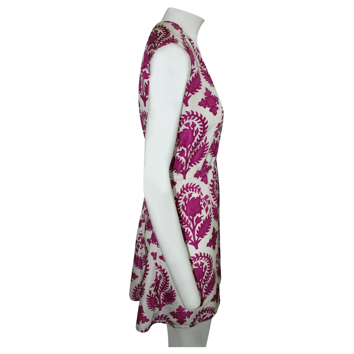 Diane Von Furstenberg Robe Imprimée Fuschia Rose – Image 4
