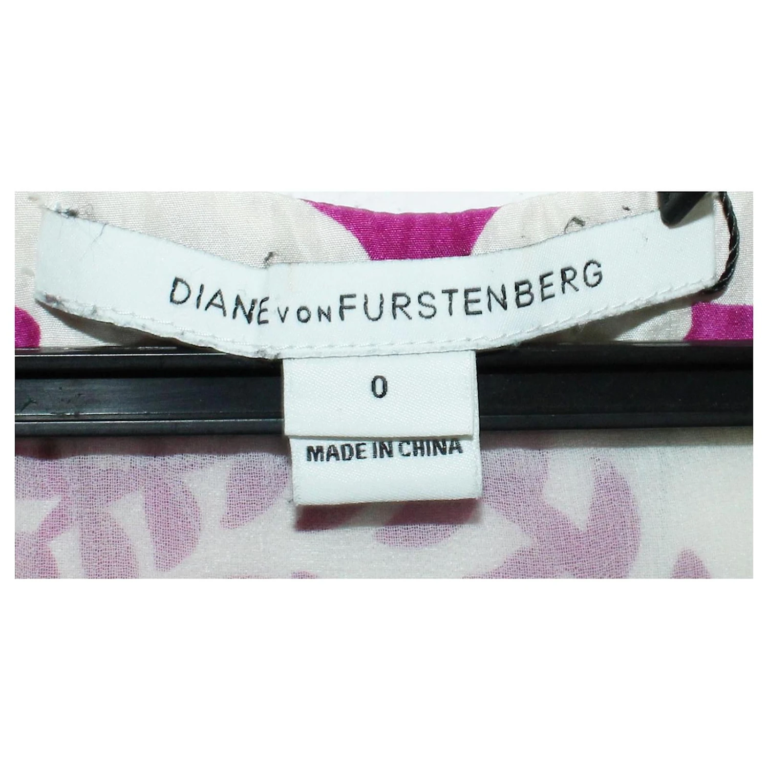 Diane Von Furstenberg Robe Imprimée Fuschia Rose – Image 6