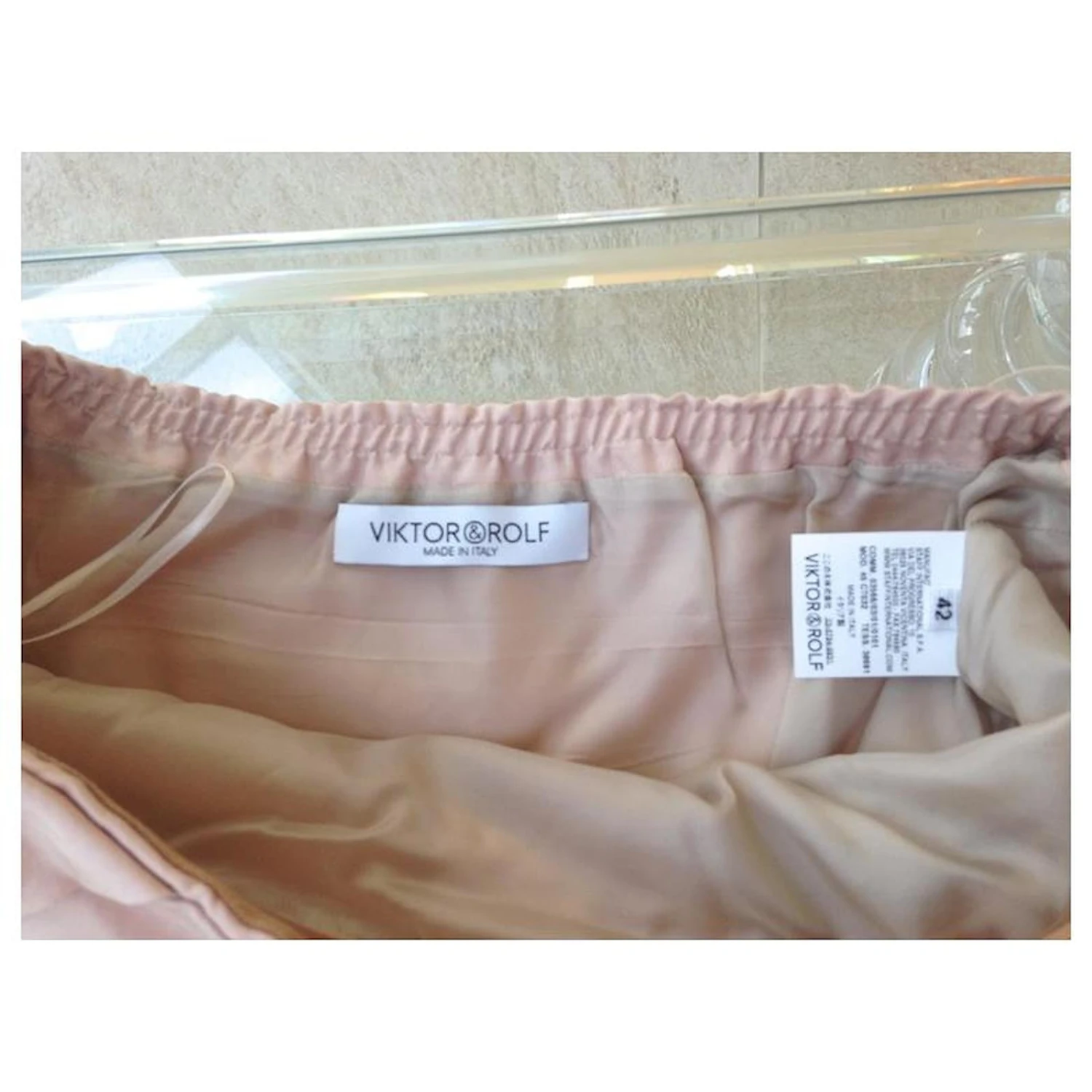 ROBE VICTOR & ROLF Rose Beige – Image 8