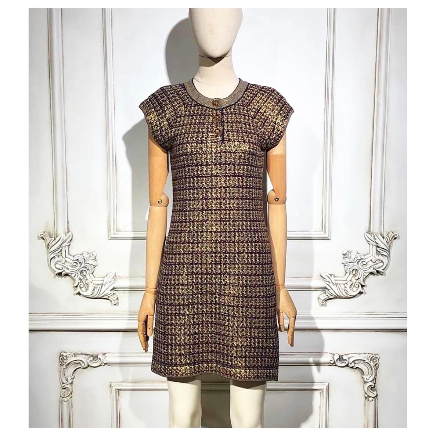 Chanel Robe CC Bijou Boutons Multicolore – Image 7