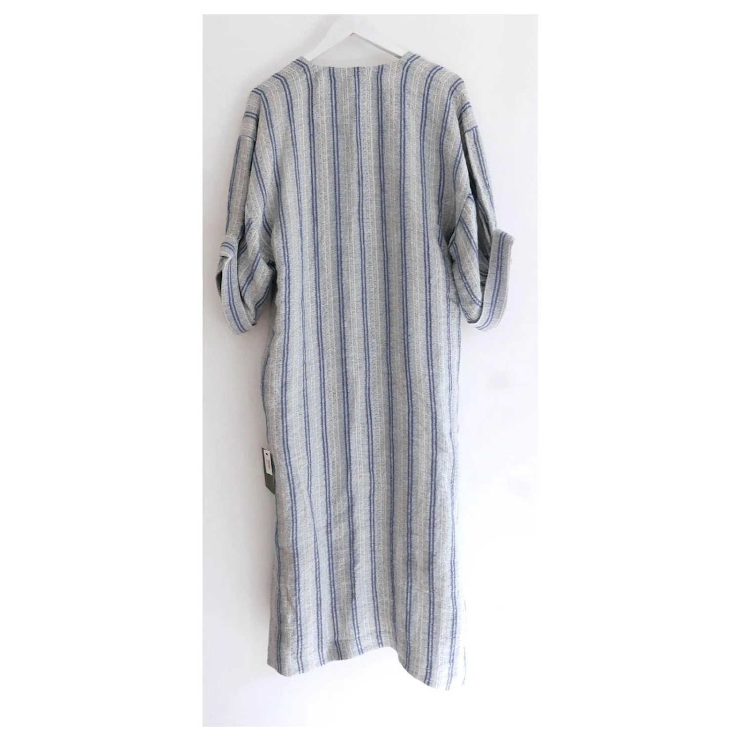 Autre Marque Robe Caftan Three Graces London Livietta Bleu Gris – Image 4