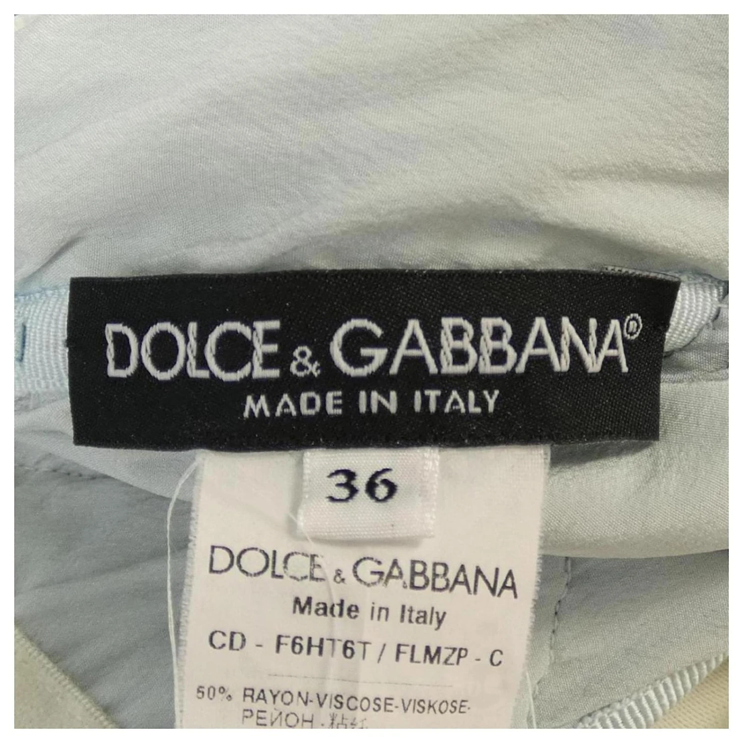 *Robe Dolce & Gabbana Bleu – Image 3