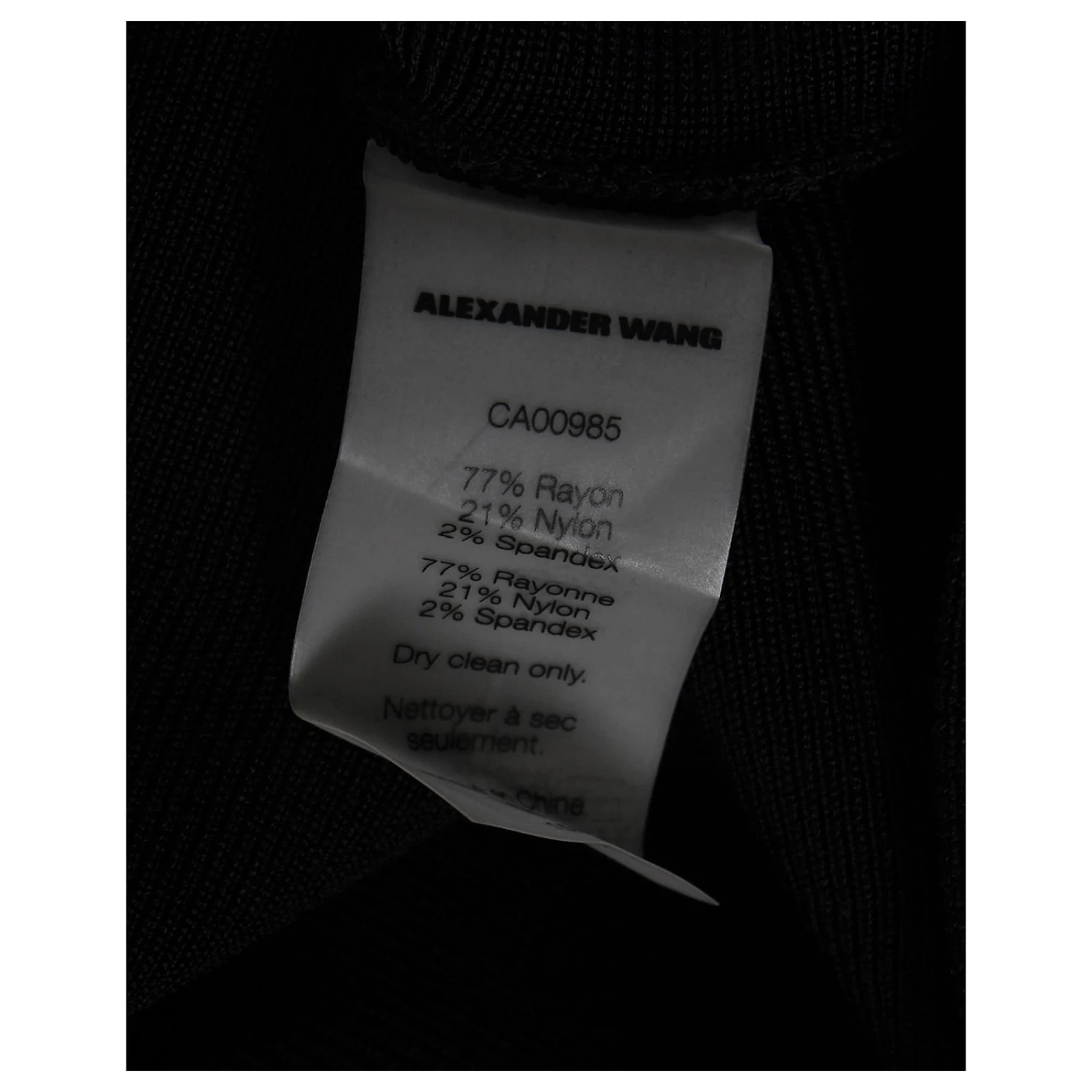 Alexander McQueen Robe Péplum à Mancherons En Coton Noir – Image 4