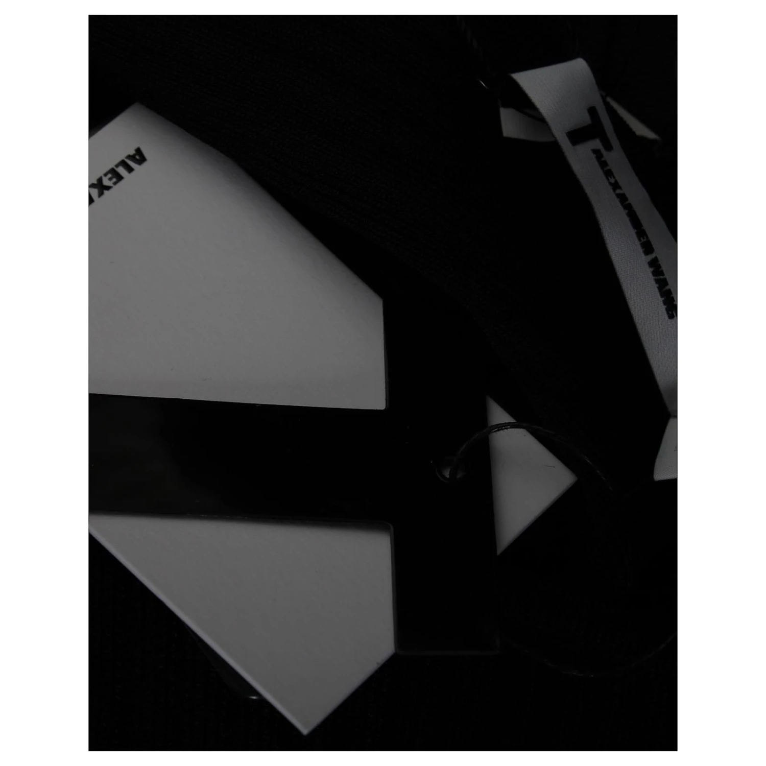 Alexander McQueen Robe Péplum à Mancherons En Coton Noir – Image 5