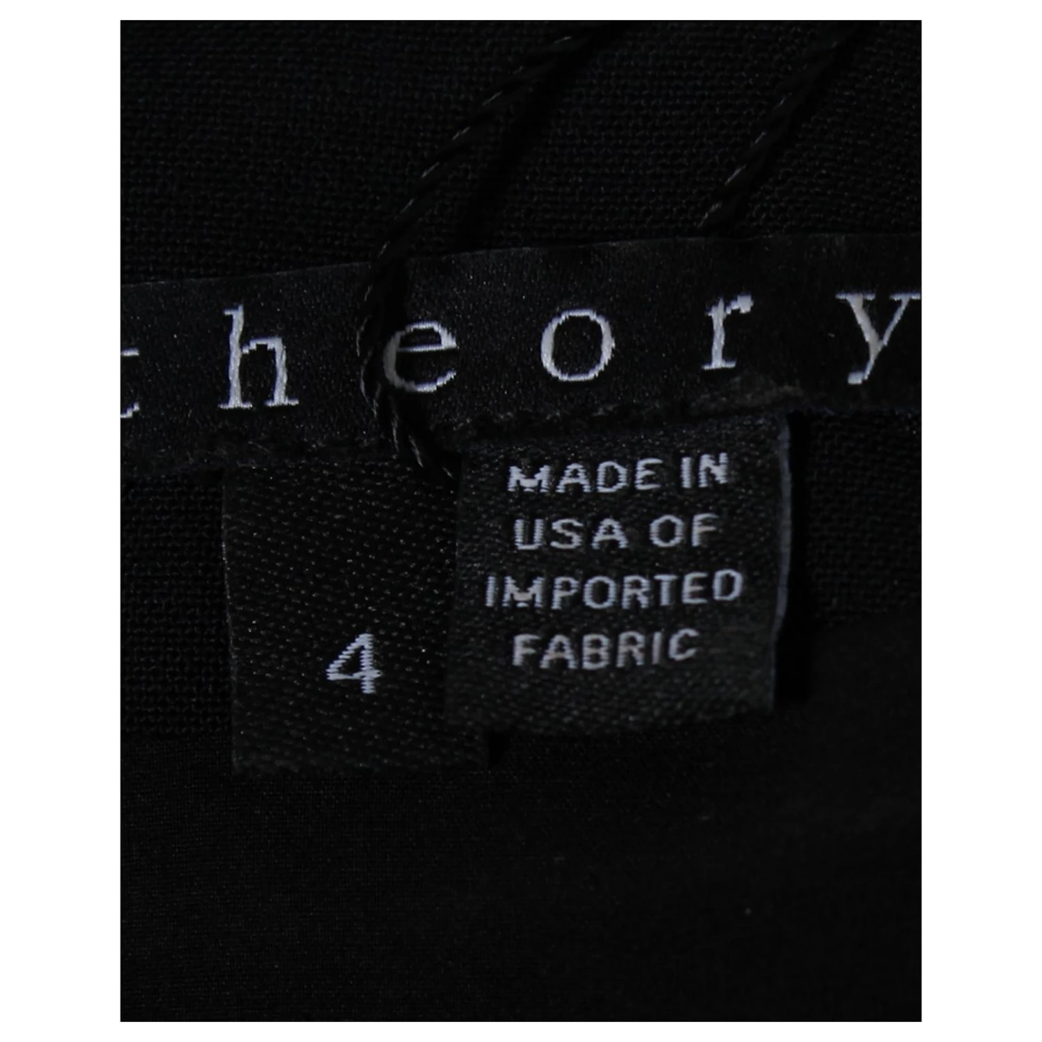 Robe Droite Sans Manches Theory En Laine Noire – Image 4
