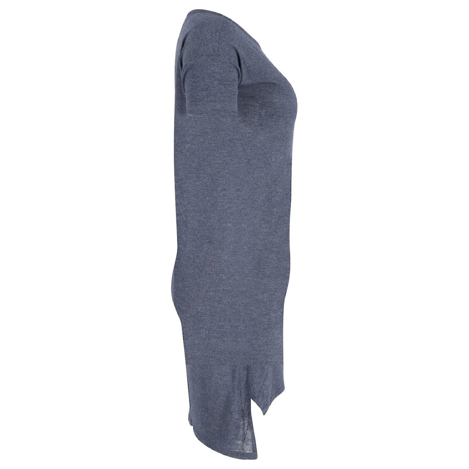 T By Alexander Wang - Robe Courte à Encolure Dégagée En Rayonne Bleue – Image 2