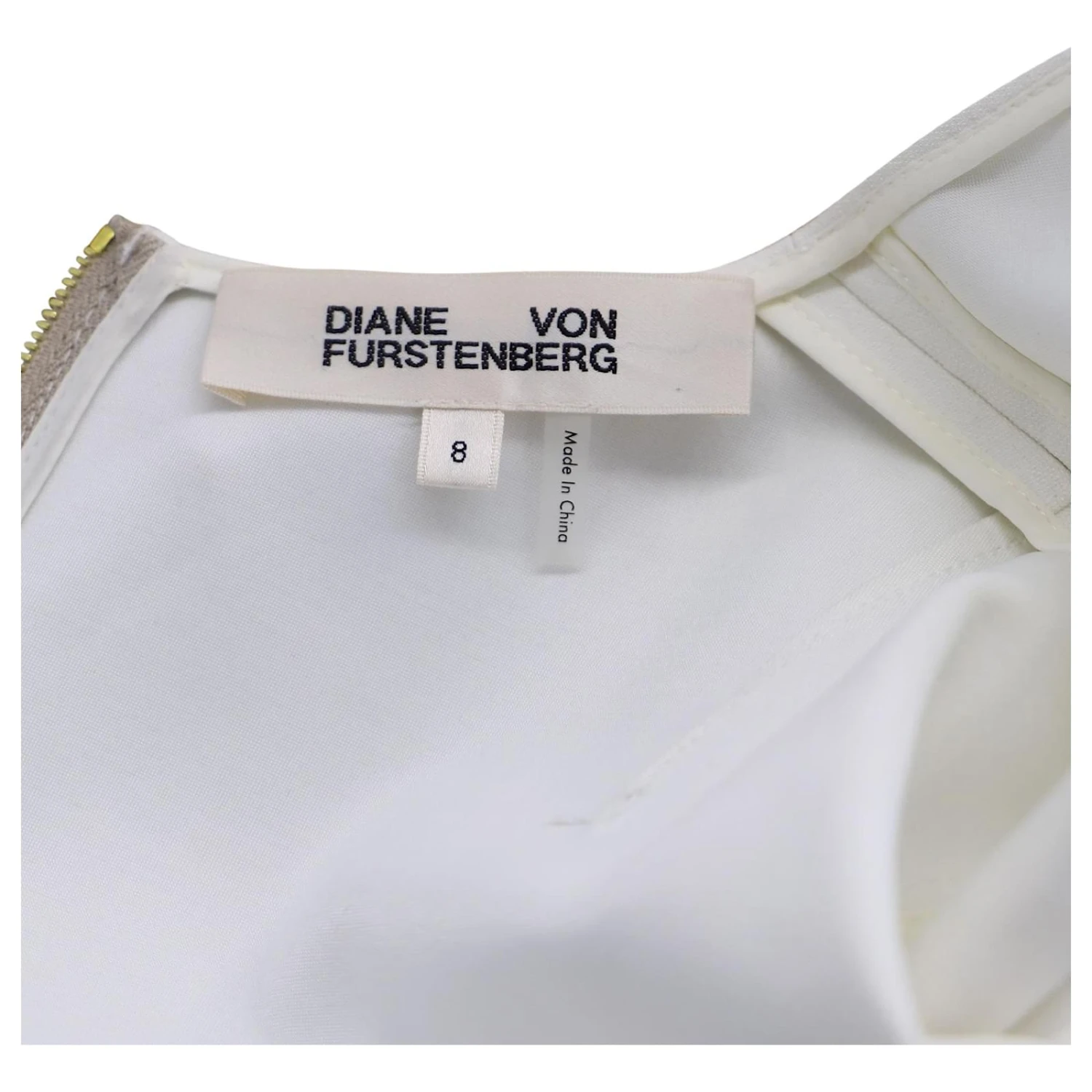 Diane Von Furstenberg Robe Mi-longue à Encolure En V En Soie Multicolore – Image 4