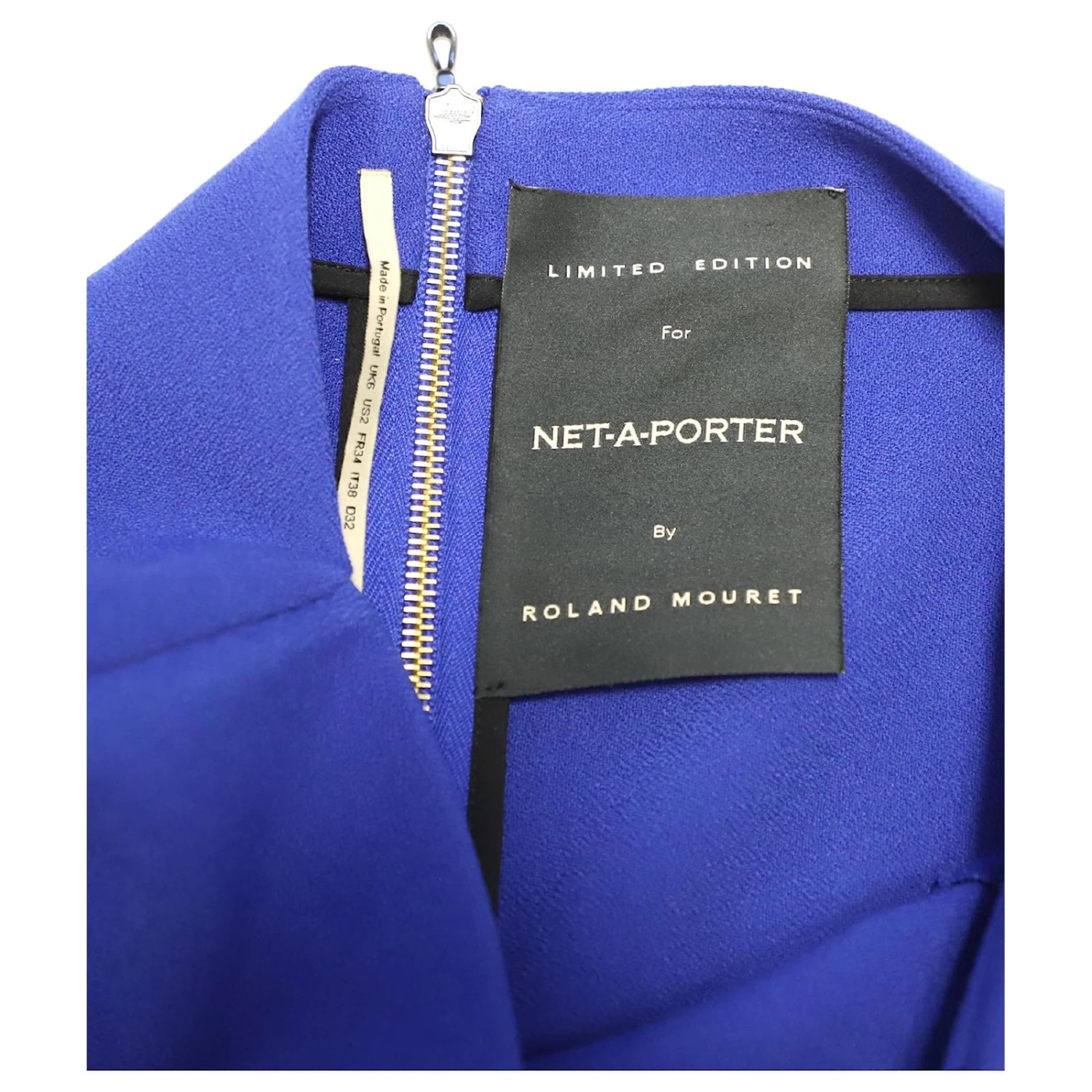 Roland Mouret Robe Fourreau Hisley à Manches Quart En Polyester Bleu Roi – Image 5