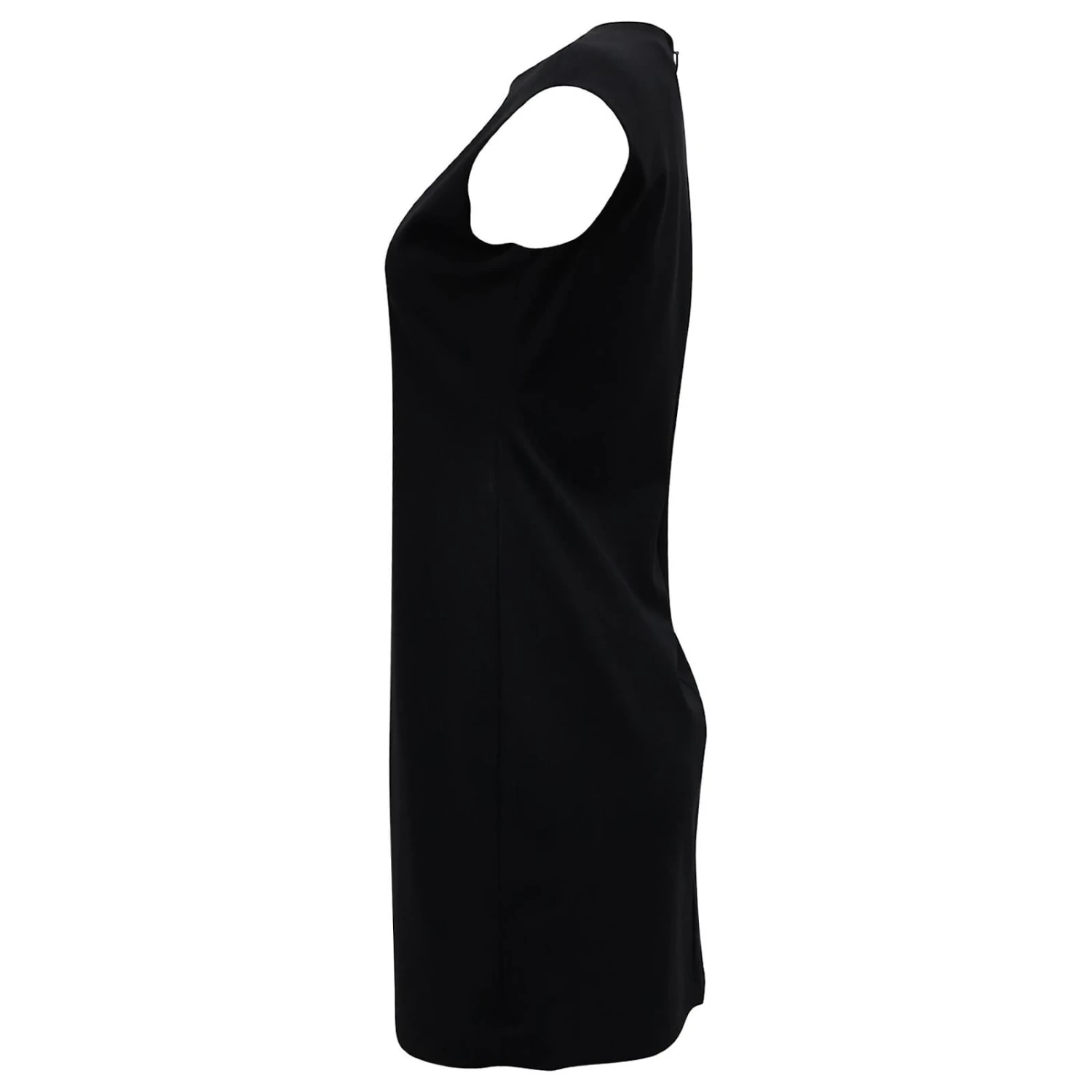 Robe Droite à Manches Courtes Theory En Polyamide Noir – Image 2