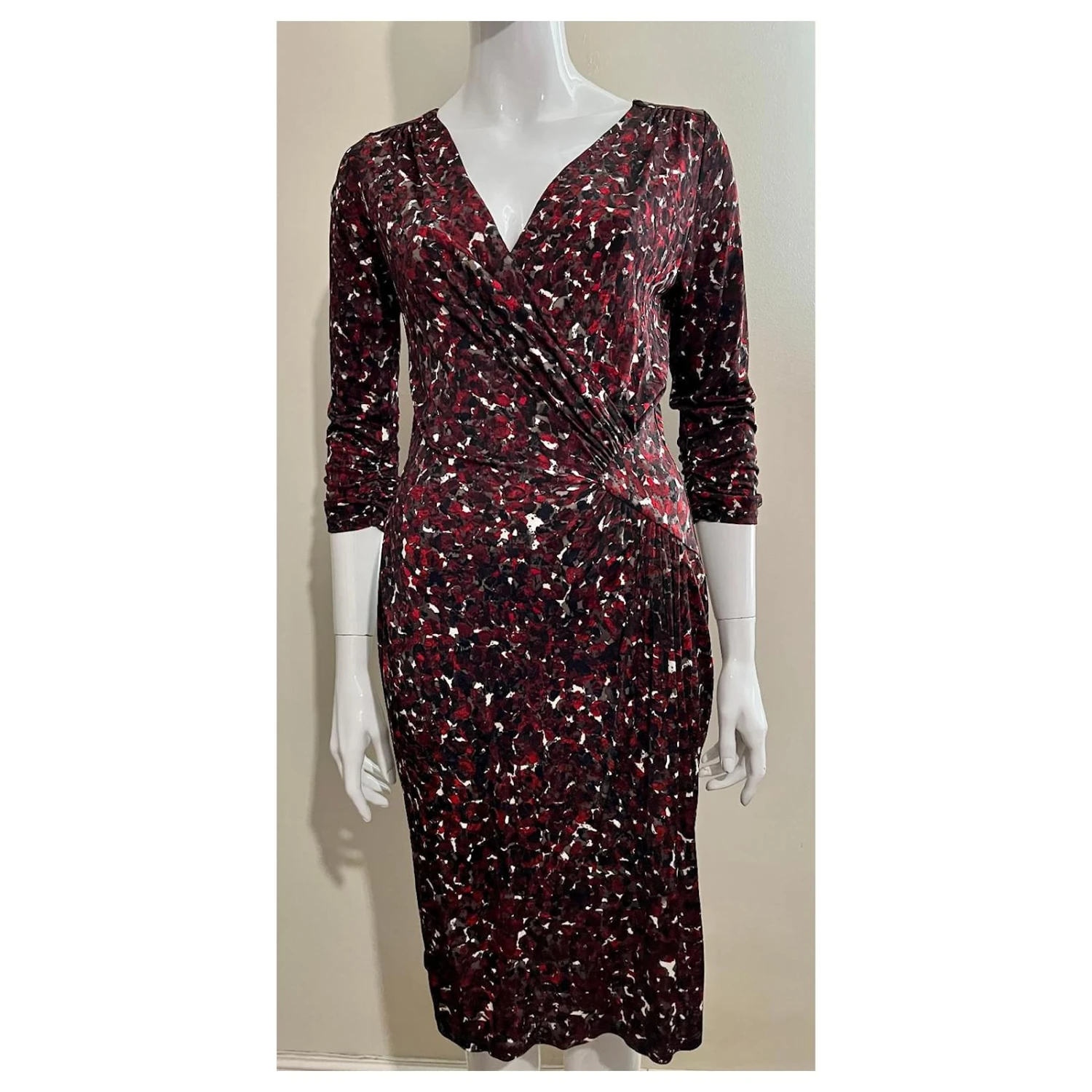 Ghost London Robe En Jersey De Viscose Satiné Multicolore – Image 2