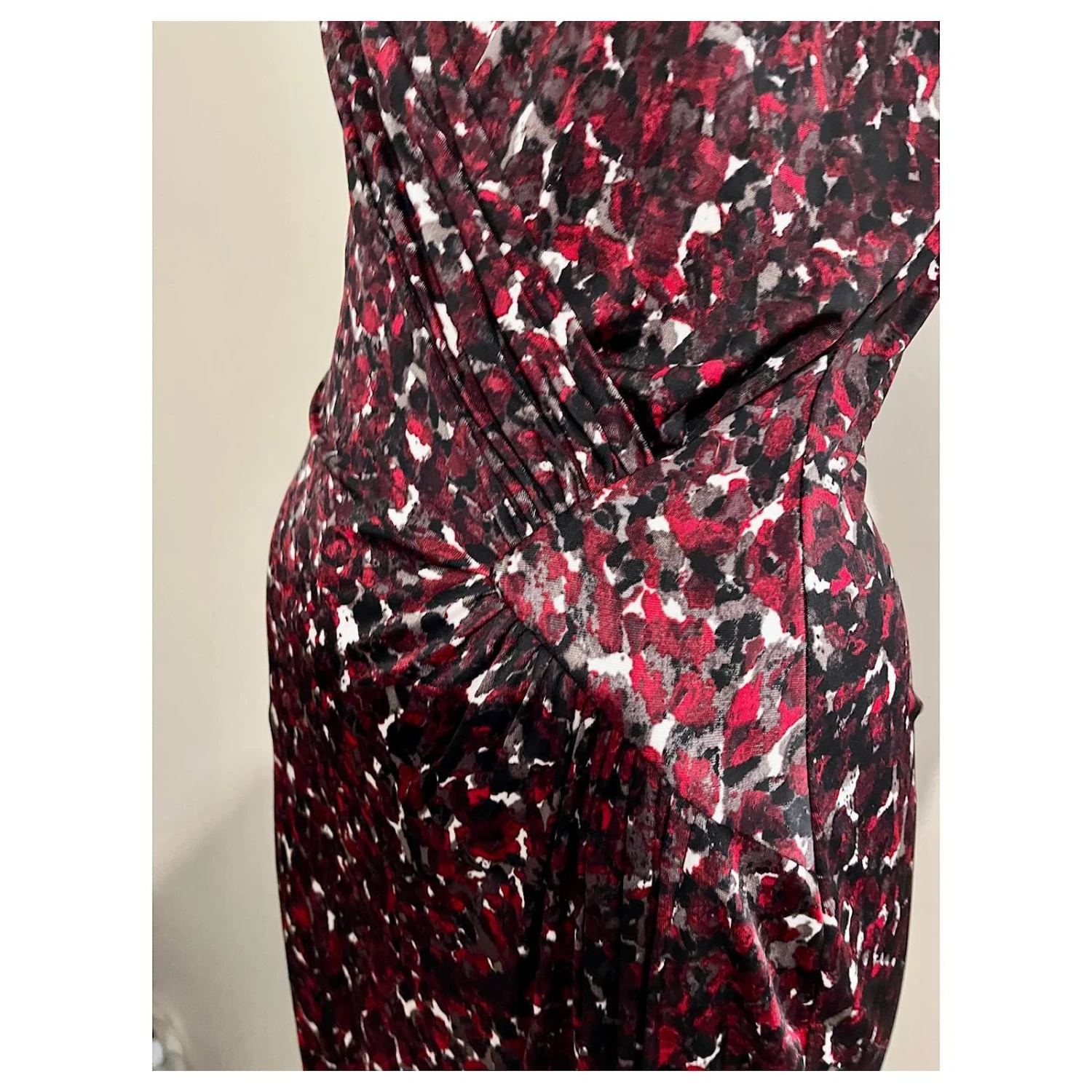 Ghost London Robe En Jersey De Viscose Satiné Multicolore – Image 5