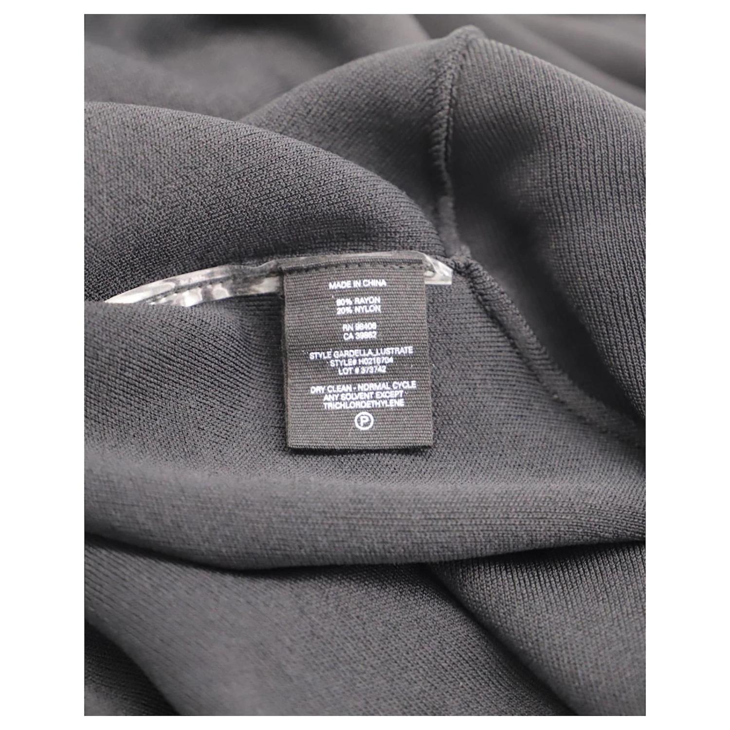 Robe Mi-longue Theory Avec Jupe à Empiècements En Rayonne Noire – Image 5