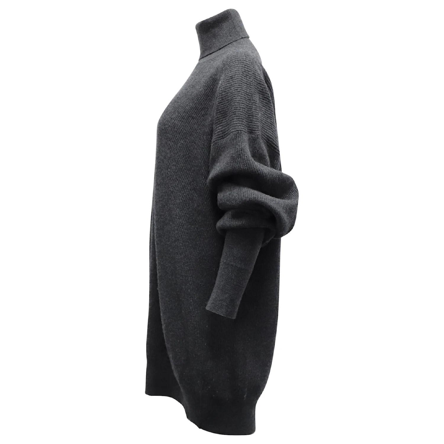 Maison Martin Margiela Maison Margiela Robe Pull à Col Roulé En Laine Grise – Image 2