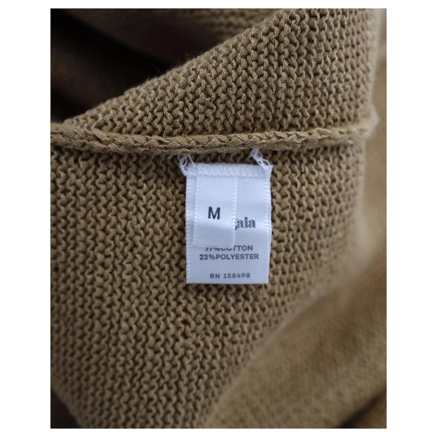 Cult Gaia Serita Maxi Robe En Tricot à Découpes En Coton Doré – Image 5