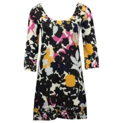 Diane Von Furstenberg Robe De Cocktail Imprimée En Soie Multicolore