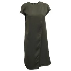 Robe Asymétrique Hermès En Viscose Grise