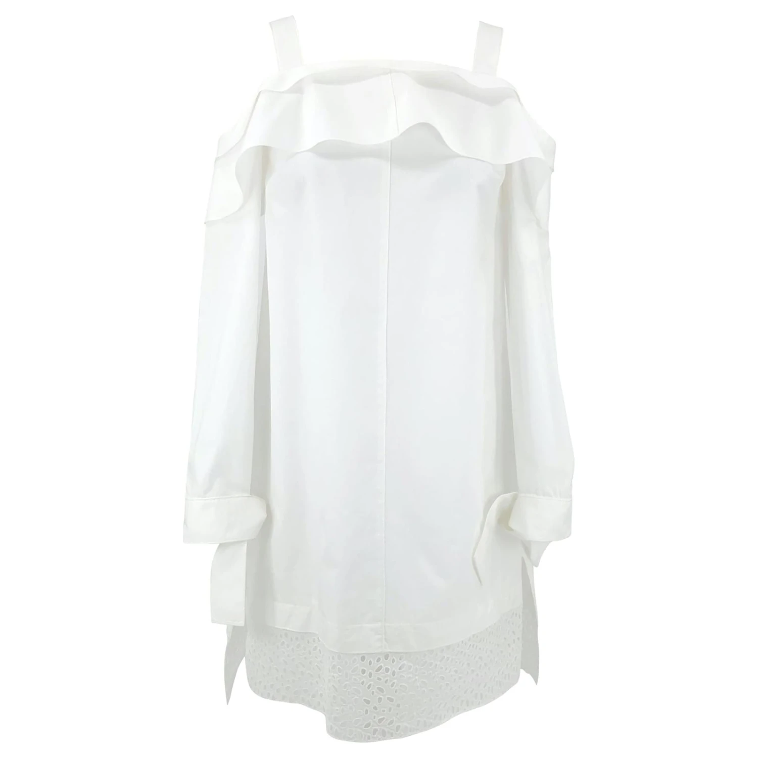 Robe Proenza Schouler En Coton Blanc