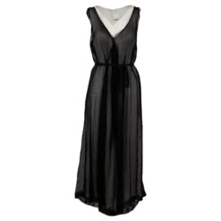 Comme Des Garcons Robe Transparente Blanc