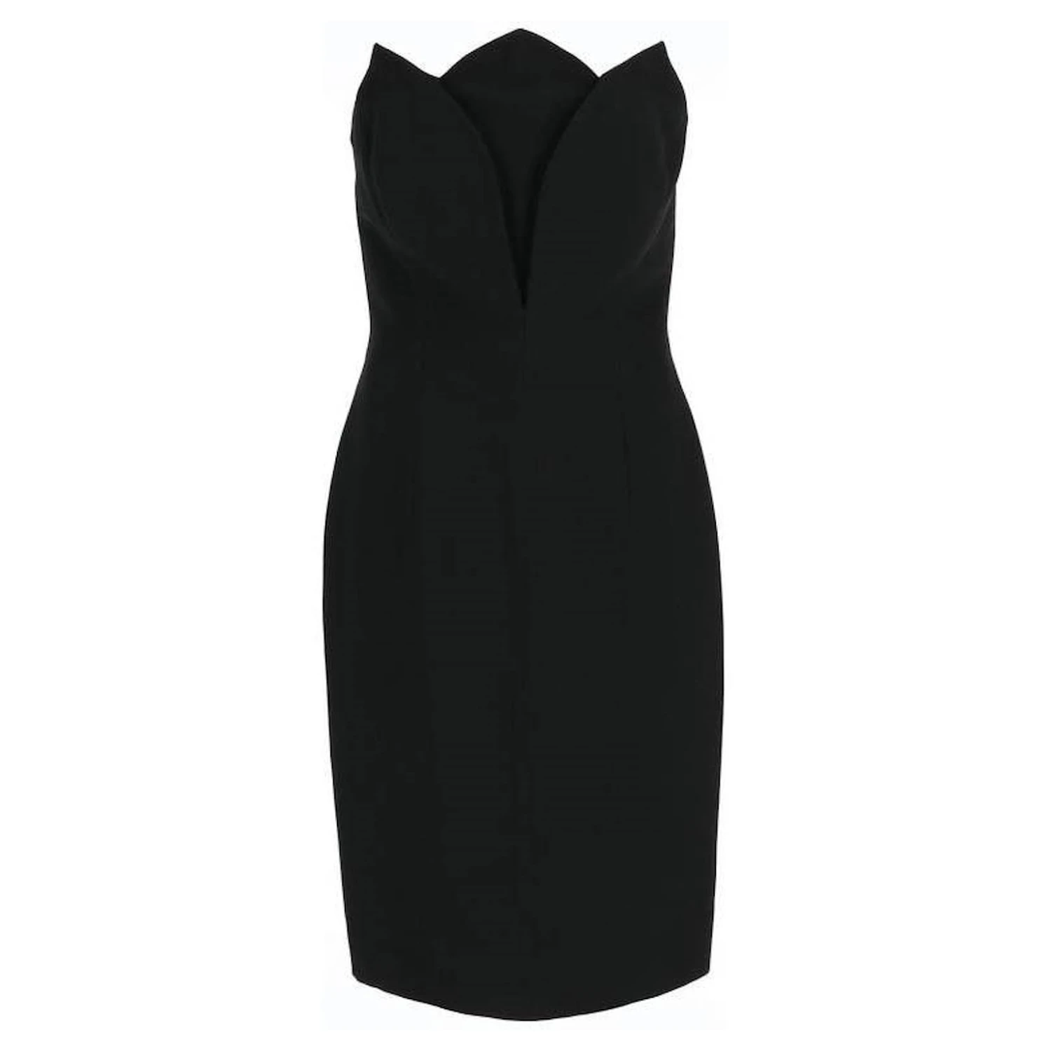 Robe Mi-longue Alberta Ferretti Noir