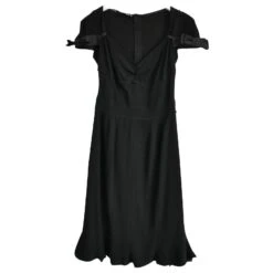 Prada AW08 Robe De Thé Noire