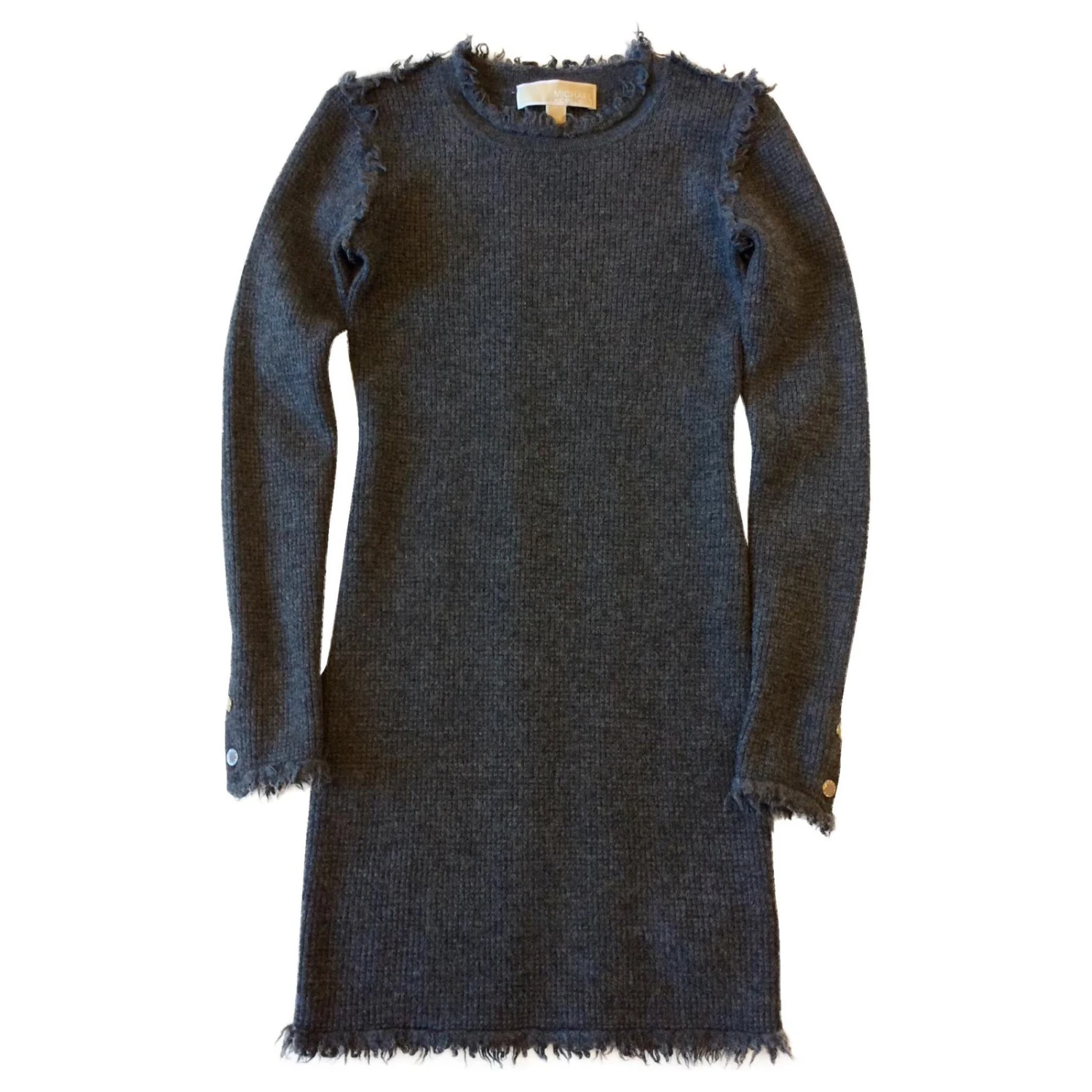 Michael Kors Mini-robe En Laine Grise