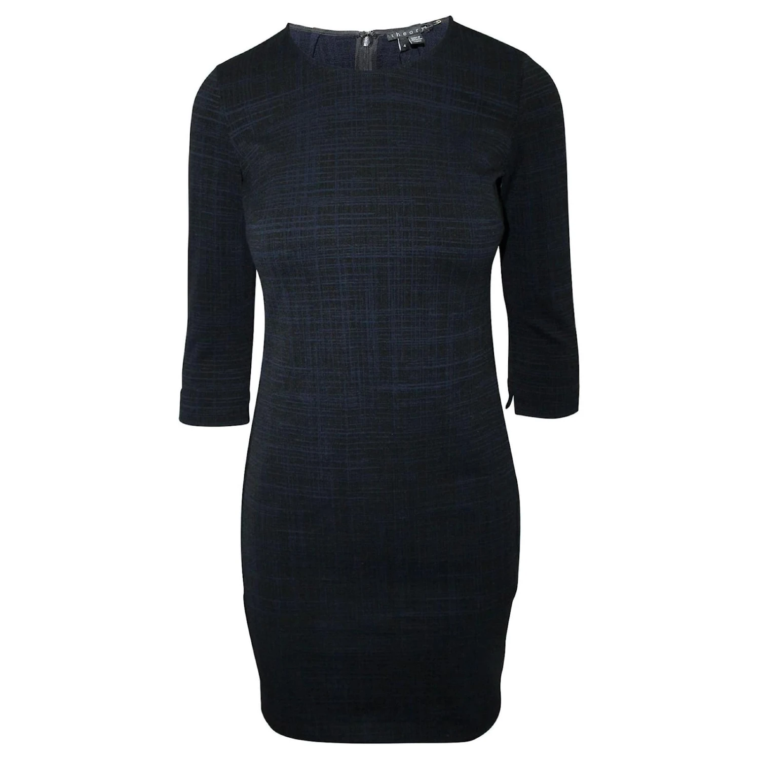 Theory Robe Bleu Marine Coupe Slim