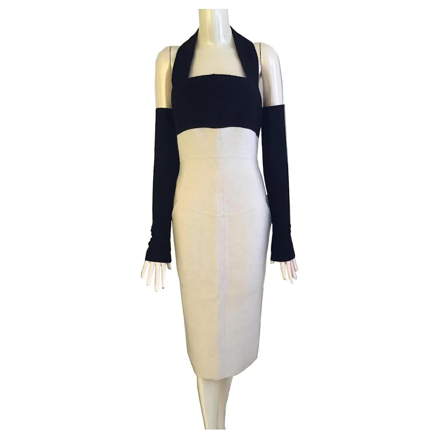 Robe Chanel Avec Couvre-bras Multicolore