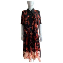 Tory Burch Robe De Cocktail Large Dévoré Multicolore