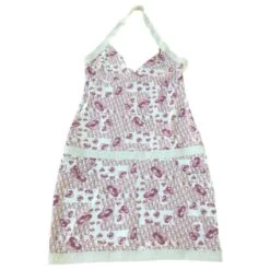 ROBE DIOR TOILE DE JOUY ROSE Blanc