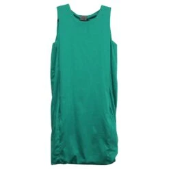 Calvin Klein Robe Droite Vert Sarcelle