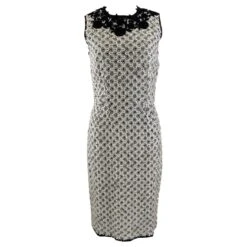 *Robe Sans Manches à Fleurs Dolce & Gabbana Noir Blanc