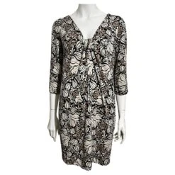 Diane Von Furstenberg Robe Tunique En Soie DvF Elena Multicolore
